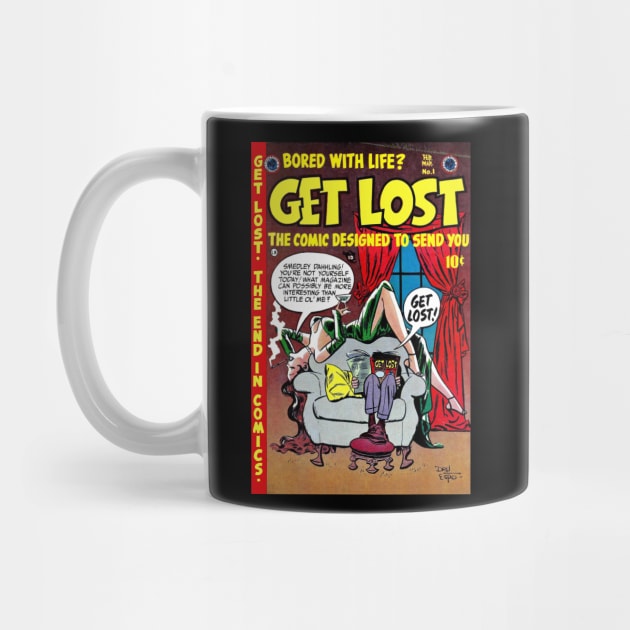 Get Lost Comics 1954, Vintage Comic Book Cover Art by CreativeUnrest